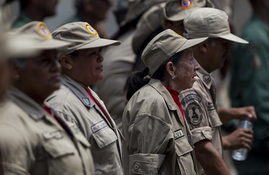 Chavistas marchan en respaldo a actuación de militares en…
