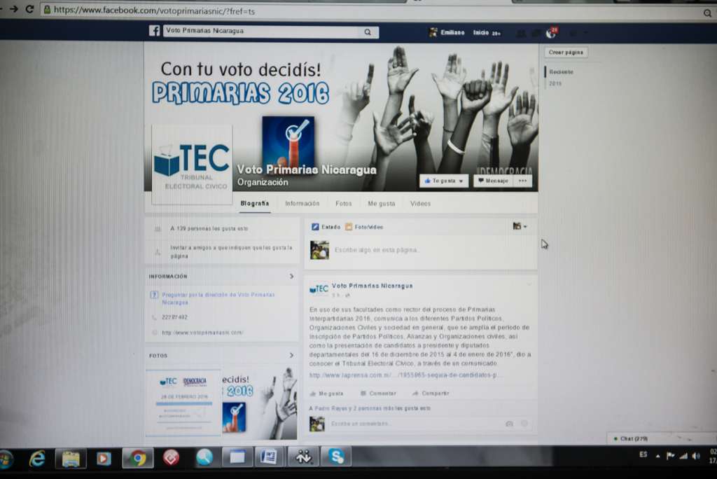 Web de Hagamos democracia para votar en elecciones primarias