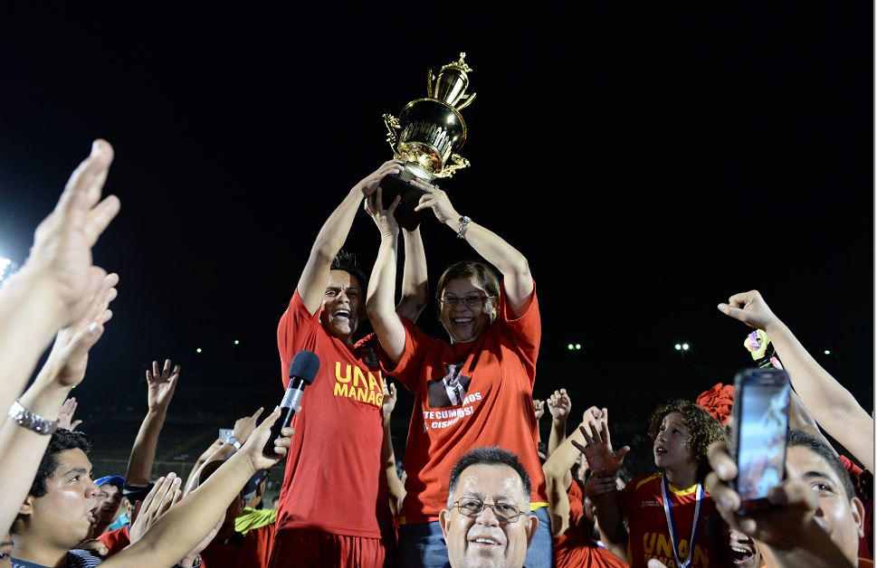 Cronología del campeonato de la UNAN Managua en la Primera División