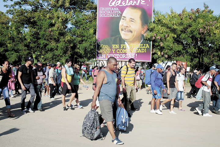 Cubanos,Nicaragua,Costa Rica