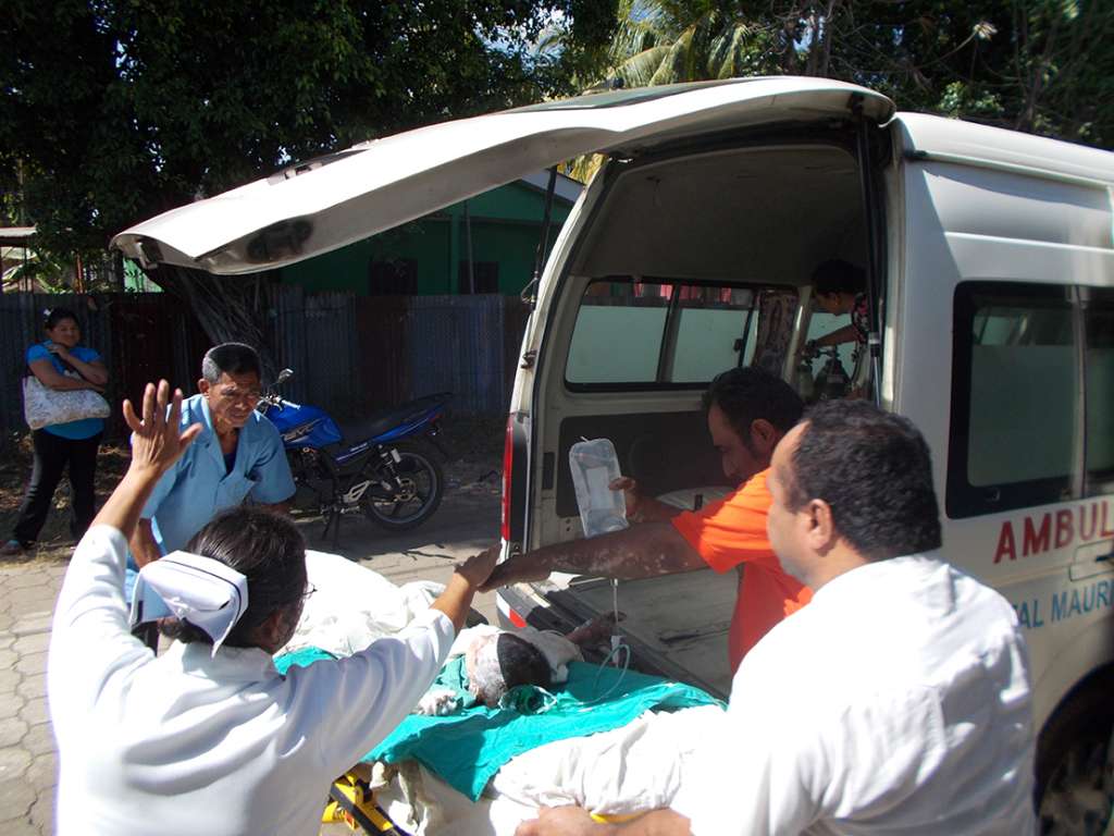 Niño resulta quemado en incendio en Chinandega