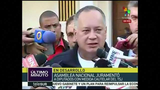 Oficialismo venezolano denunciará a directivos de la Asamblea Nacional