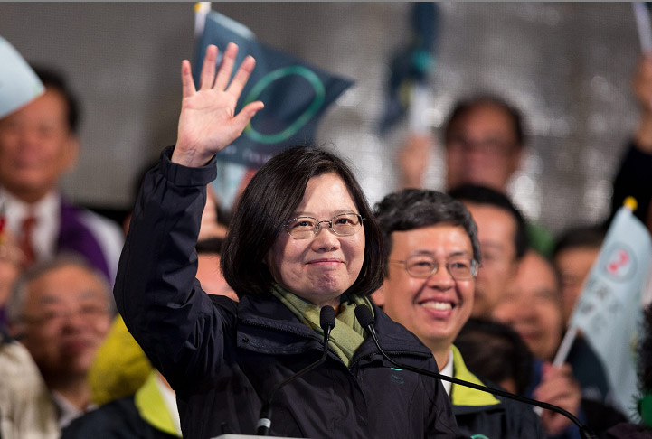 Opositora Tsai gana las elecciones presidenciales en Taiwán