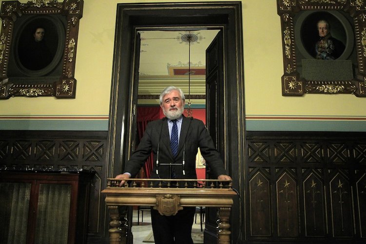 Darío Villanueva Prieto, director de la Real Academia de la Lengua de España , será condecorado con Medalla de Honor en Oro por la Asamblea Nacional de Nicaragua. LAPRENSA/FOTO/RAE.ES
