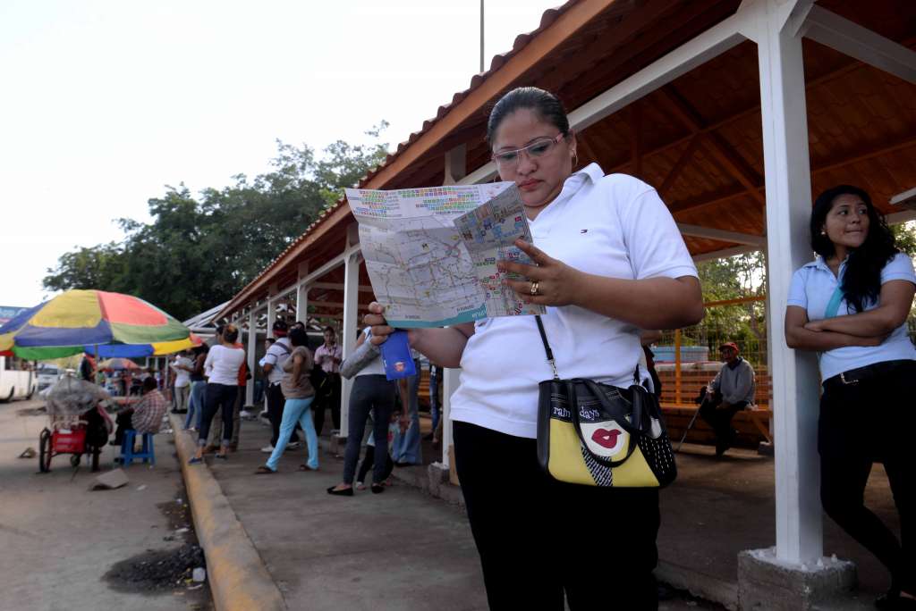 Elaboran mapa para usuarios del TUC en Managua y Ciudad Sandino