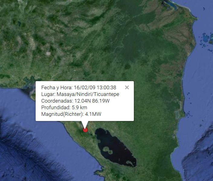 Suspenden clases en Ticuantepe, Nindirí y Masaya por sismo de 4.1