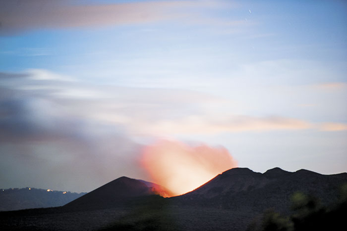 Tercera boca en cráter Santiago