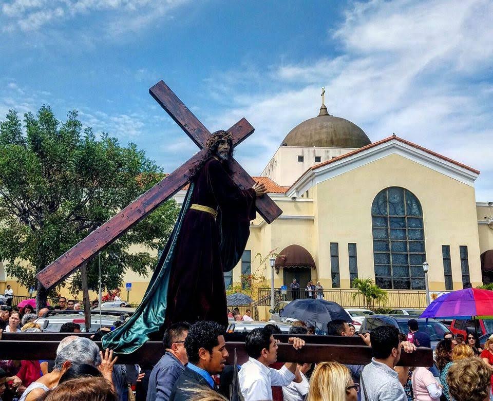 Nicaragüenses celebran Semana Santa en Miami La Prensa