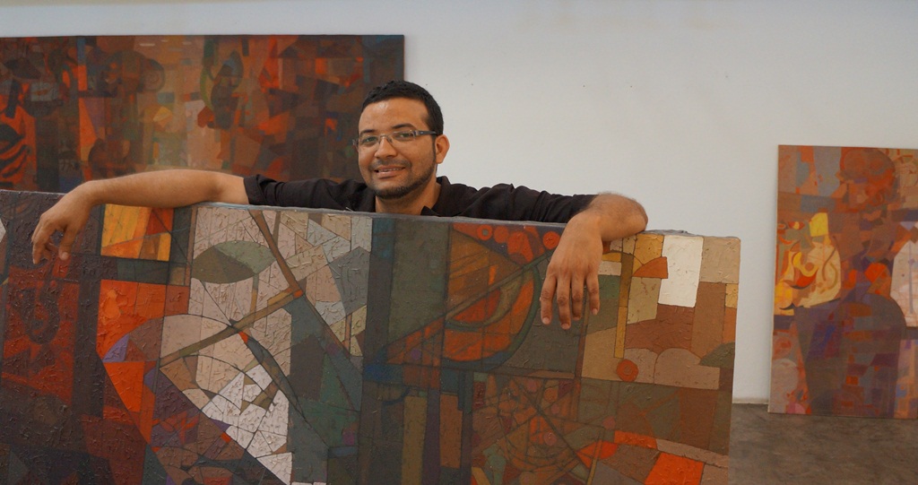 Como románticas y mágicas ve sus pinturas Arnolkis Turro