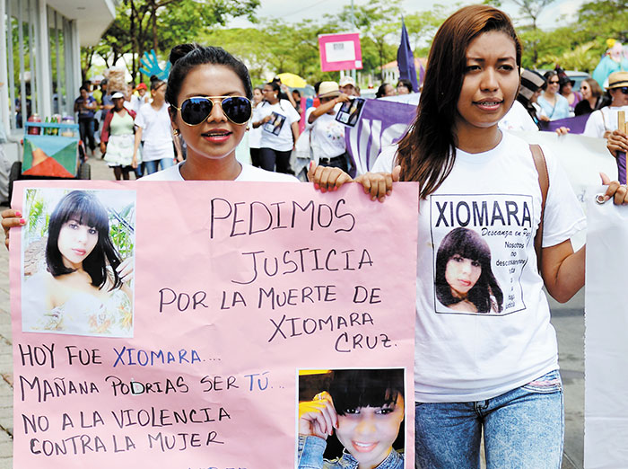«Femicidio, no asesinato», dice hermana de Xiomara