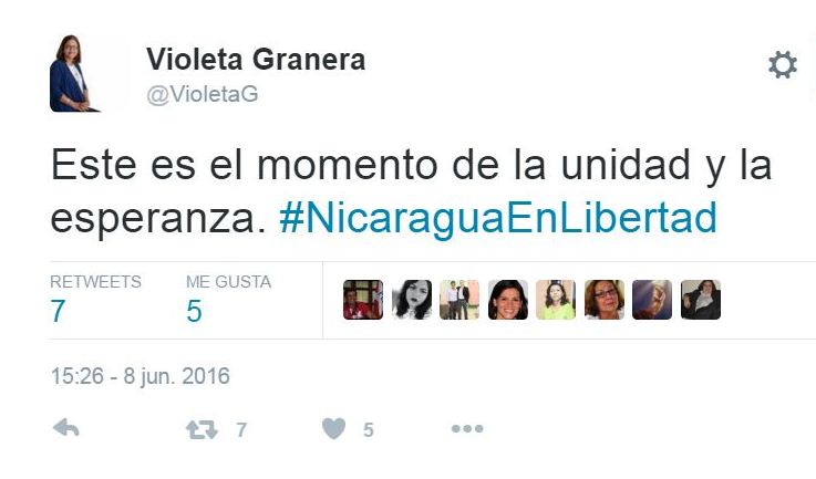 Piden «Nicaragua en libertad» en las redes