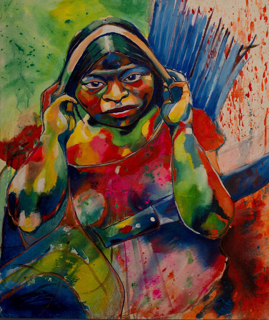 Indígenas y retratos se exhiben en la Casa de los Tres Mundos