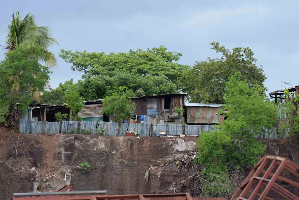 Familias de Managua en riesgo latente