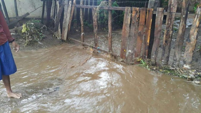 Lluvia vespertina ocasiona inundaciones en Ocotal