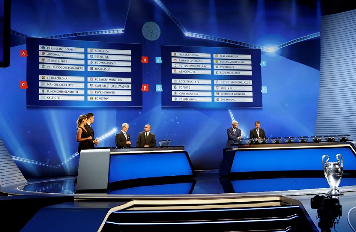 Españoles tendrán difícil la fase de grupos de la Champions