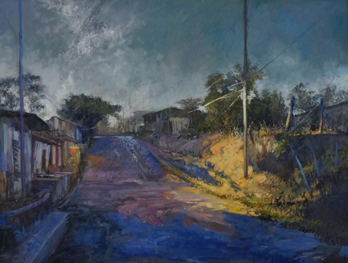 Mario Jarquín expone paisajes y retratos en el Teatro Nacional