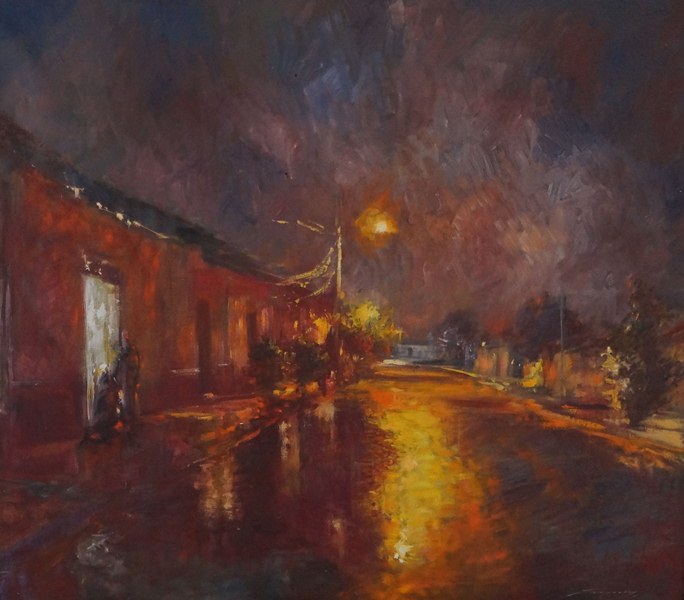 Mario Jarquín expone sus obras en el Teatro Nacional