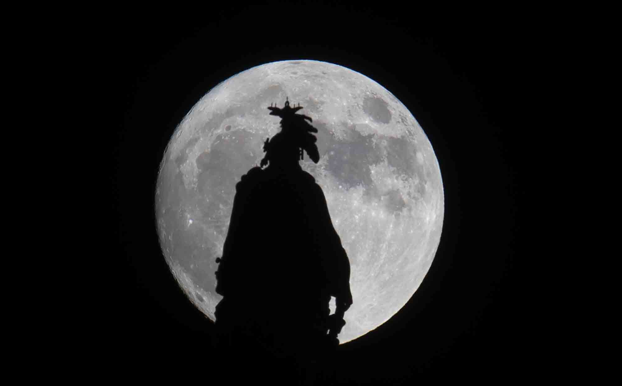 superluna, luna, superluna en Washington