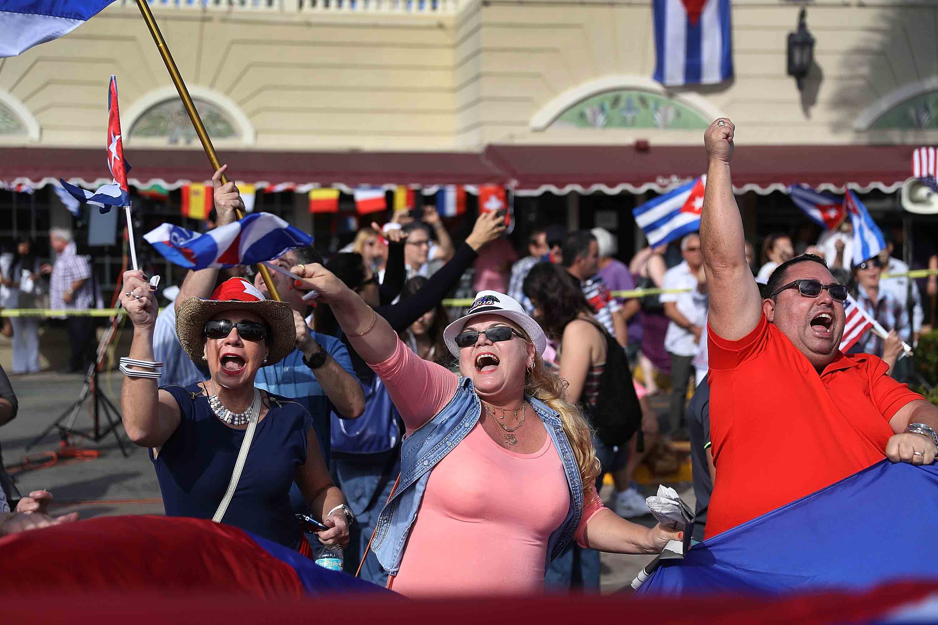 Miami, cubanos en Miami, Fidel Castro