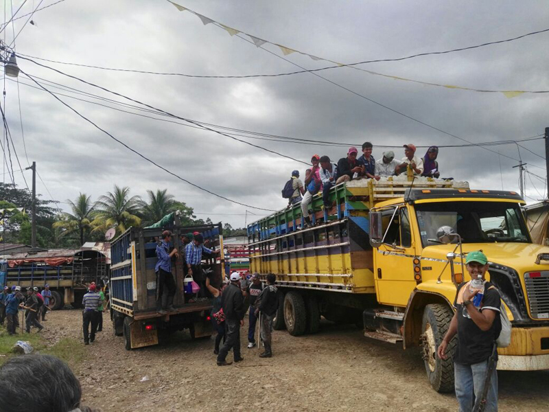 caravana anticanal, canal interoceánico, canal de Nicaragua, marcha contra el canal