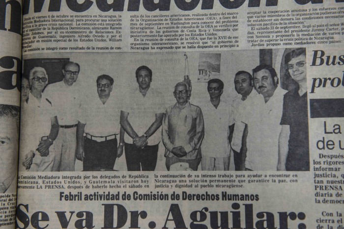 La OEA y su paso en la historia política de Nicaragua