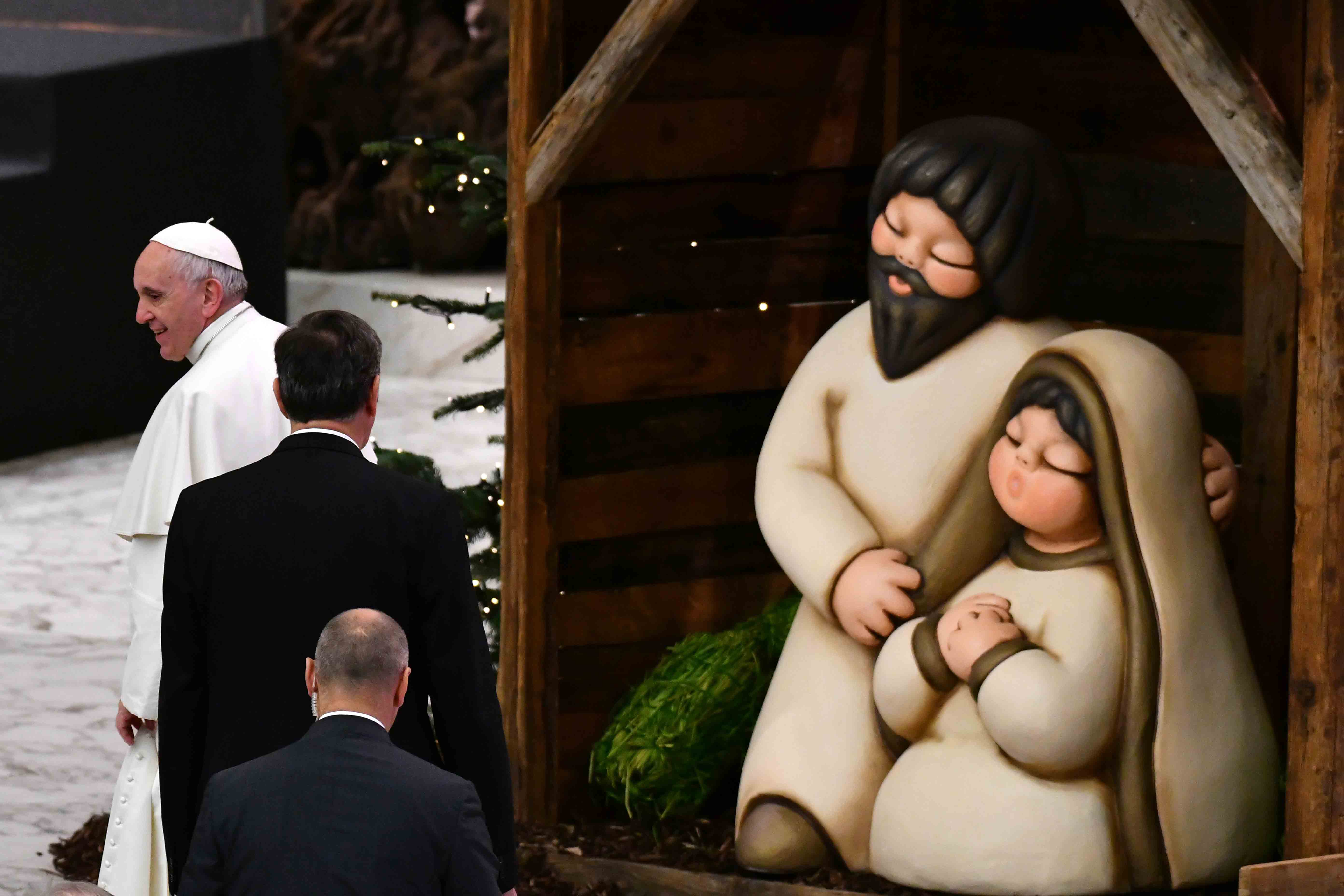 nacimientos, Roma, papa Francisco, nacimiento de Jesús