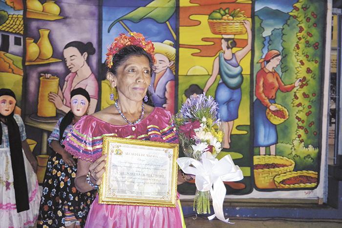 Marta Toribio, icono vivo de Masaya
