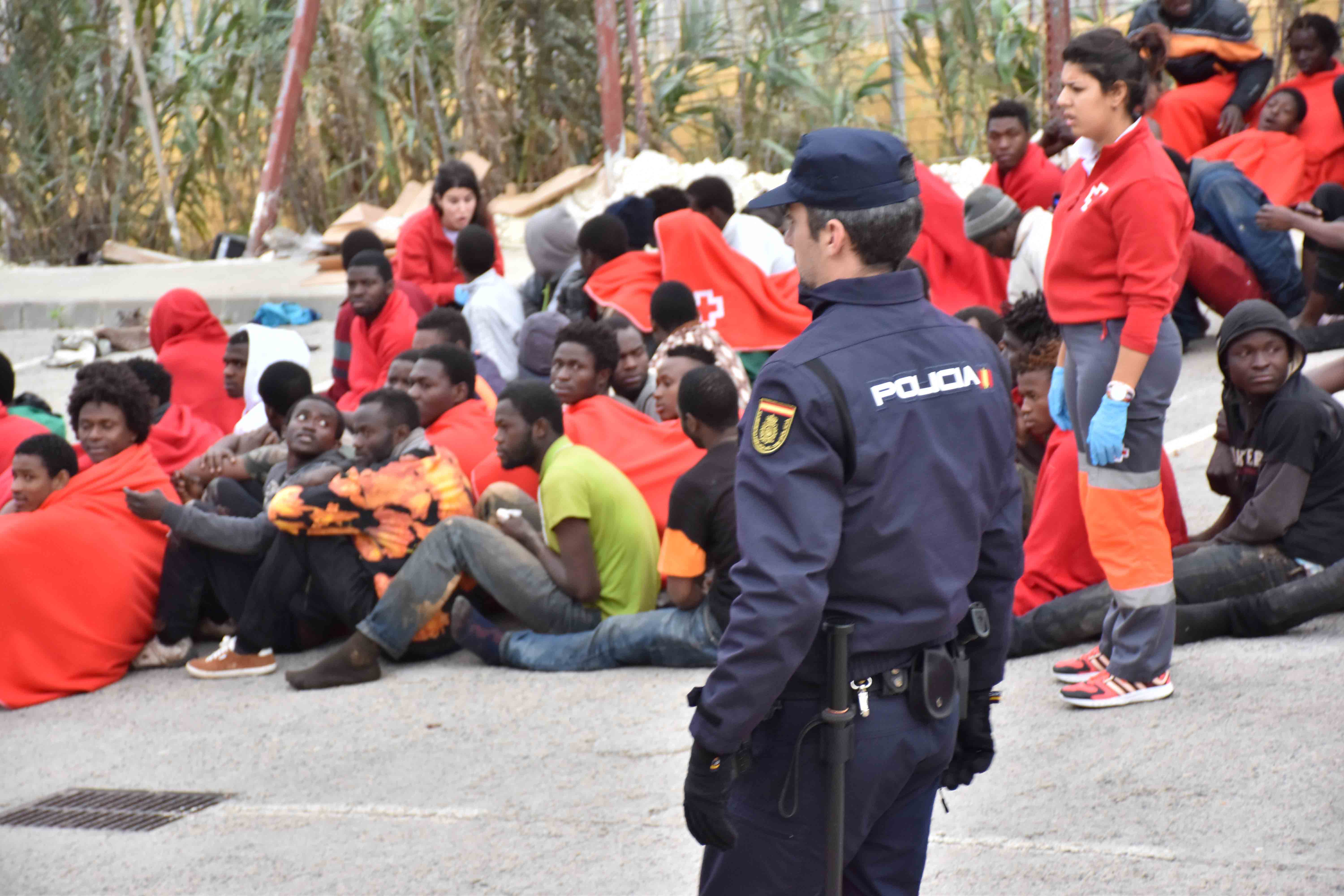 migrantes, El Tarajal, Ceuta