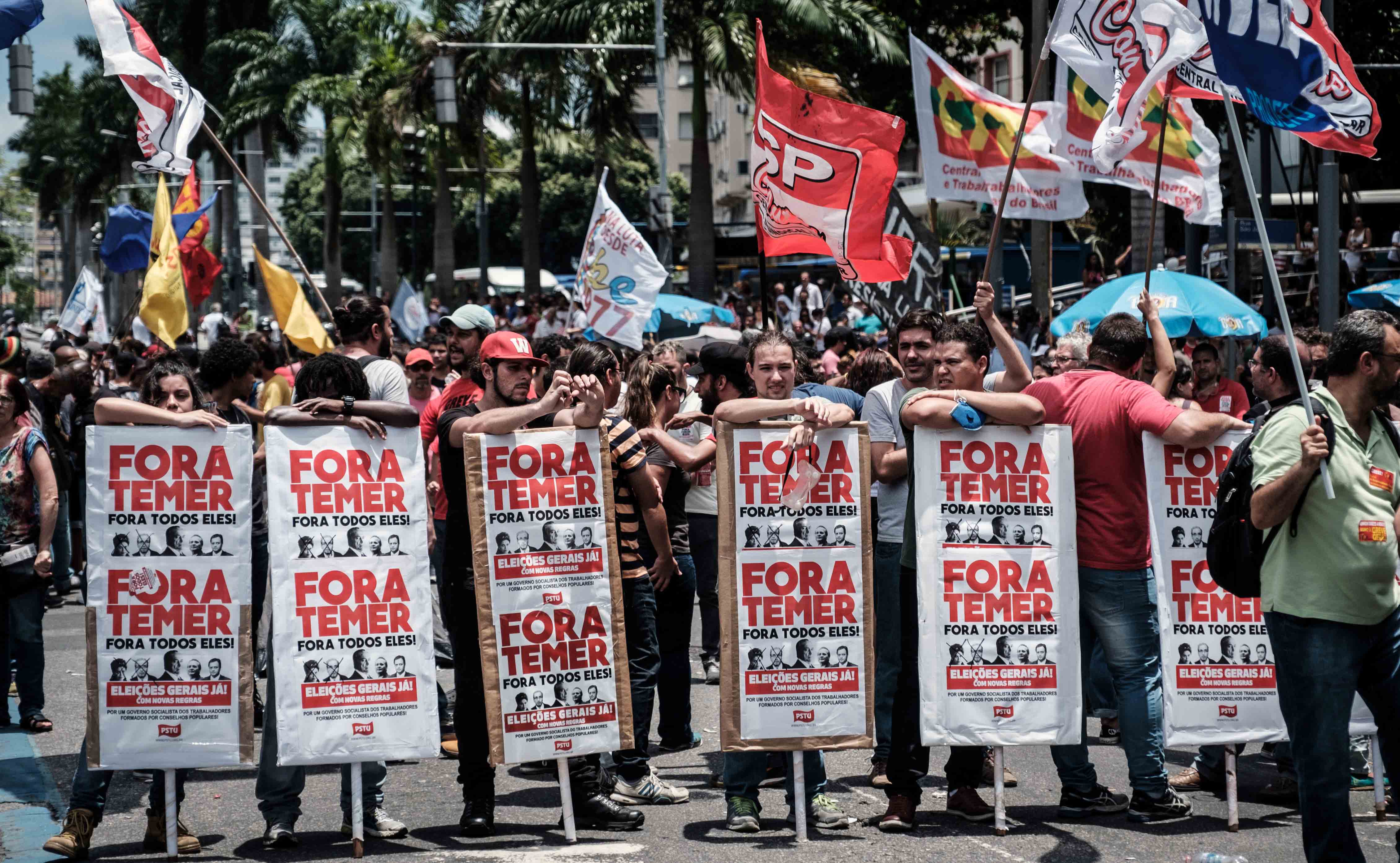 protestas contra michael temer, michael temer, protestas