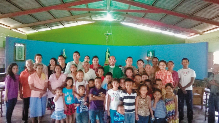 Muro para capilla en El Viejo