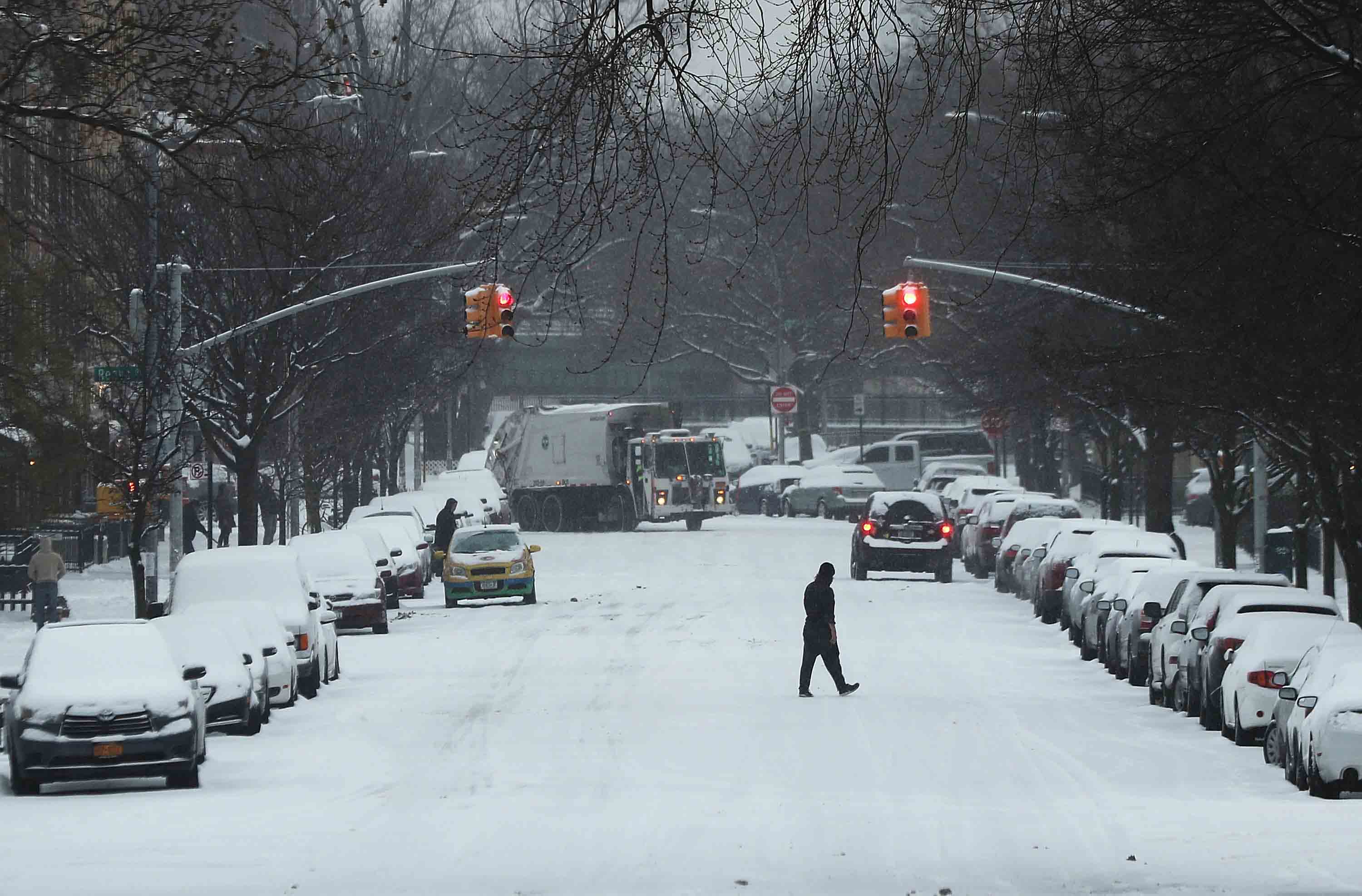 nieve, New York, Brooklyn