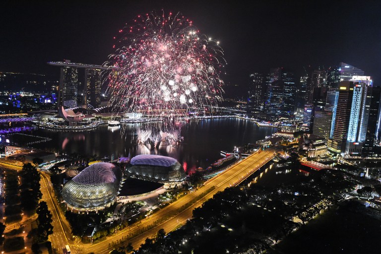 Singapur, año nuevo,