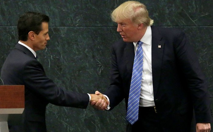 Trump presionó a Peña Nieto para que evite decir que México no pagará el muro