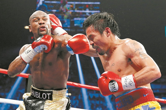 El excampeón mundial Floyd “Money” Mayweather dijo que solo una pelea con Conor McGregor le haría regresar a los cuadriláteros. LA PRENSA/AP/John Locher