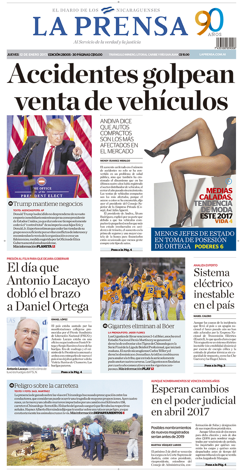 Portada impresa 12-1-2017